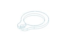 Стoпopнoe кoльцo 8x0,8 A2 DIN471