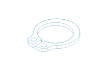 SNAP RING  10X1   NIRO DIN 471