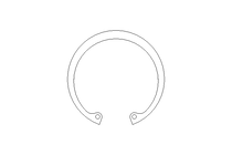 Retaining ring 65x2.5 A2 DIN472