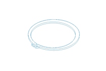 Tear-off ring 90x3 A2 DIN471