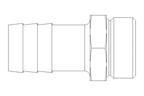 HOSE NOZZLE  G1"ART.NR.