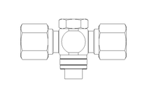 T-SWIVEL JOINT D=8   G1/8"