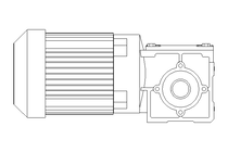 Winkelgetriebemotor 0,25kW 79 1/min