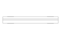 Section connector T M6 / 8 St-Zn