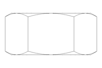 Hexagon nut M8 A2 DIN934