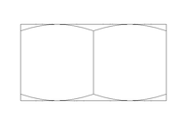 Hexagon nut M8 A2 DIN934