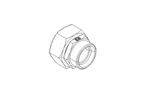 Reducing coupling L 42/35 St-Zn ISO8434