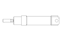 Doppelt wirkender Zylinder D16 Hub10