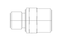 Manchon fileté L 12 R1/4" Niro DIN2353