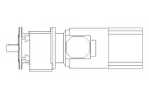 Motorreductor coaxial 3kW 247 1/min