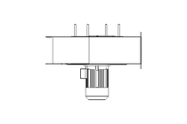 Radial flow fan 1500W