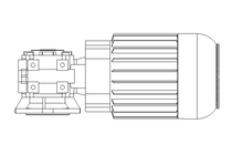 Worm gear motor 0.55kW 104 1/min