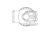 Motor engrenagem sem fim 0,55kW 104