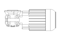 Schneckengetriebemotor 0,55kW 74 1/min