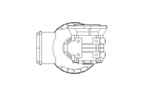 Worm gear motor 0.55kW 74 1/min