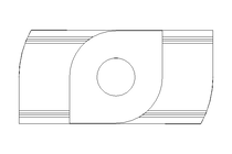 Hammer head nut T M4 / 8 St-Zn