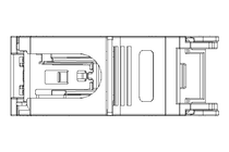 Modulo de trilho DIN DRM45 C6/S 1X RJ45