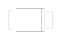 Conexao pneum. encaixe QS-G1/8-8-I-K-SA