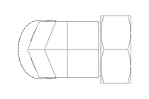 Raccordo a gomito L 42 St ISO8434