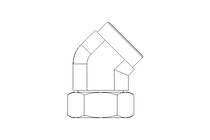 Winkelverschraubung L 42 St ISO8434