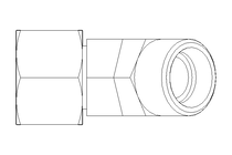 Raccordo a gomito L 15 M22x1,5 St