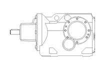 Motorredutor dentes cônicos H47 i=21,81