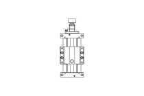 Unidade linear pneumatica tam:20 Alt:100