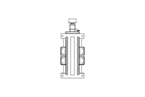 Unidade linear pneumatica tam:20 Alt:100