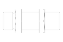 Thread. bulkhead connect. L 10/10