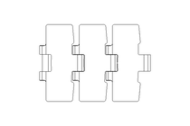 Flat-top chain SSC8811B-3.5IN B=88.9