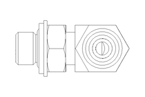 角螺栓紧固装置 L 6 G1/8" St-Zn ISO8434