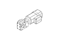 Kegelradgetriebemotor 0,55kW 50 1/min