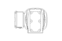 Kegelradgetriebemotor 0,55kW 50 1/min