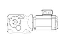 Moteur réducteur 0,55kW 24 1/min