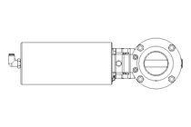 Válvula borboleta B DN050 WVM NC E EX