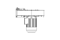 Radial flow fan 460V 3.45W