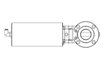 Дисковый клапан B DN040 WVM NC E EX