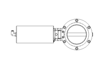 Butterfly valve B DN100 WVW NC E EX