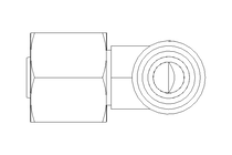 Угловое резьбовое соединение 8 M14x1,5