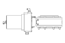 Butterfly valve BR DN150 FVF NC E