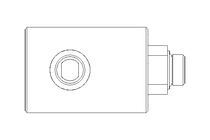 Conexão pneumática rotativa DDF-1-1/2