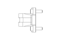 Suporte basculante SNCL-40 para cilindro