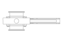 Butterfly valve B OD2.0 CVC MA E