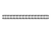 Rollenkette 10B-1 34 Glieder DIN 8187