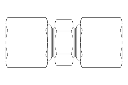 Pipe screw connector LL 6/6 St-Zn