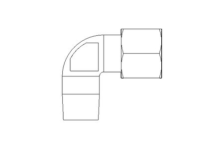 Conector roscado p/ tubos LL 8 R1/8"