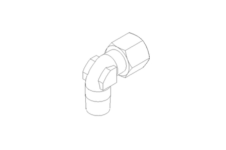 Rohrverschraubung LL 8 R1/8" St-Zn