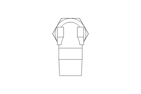 Rohrverschraubung LL 8 R1/8" St-Zn