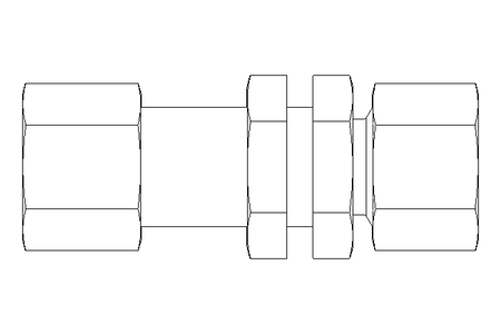 Thread. bulkhead connect. L 12/12