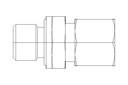 Rohrverschraubung L 8 G1/4" 1.4571